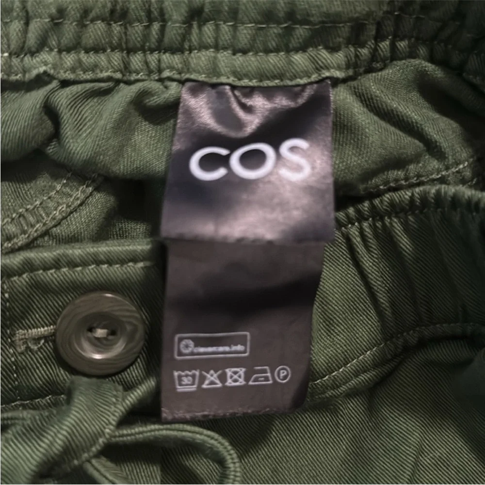 COS linen/cotton barrel pants - Picture 9 of 11